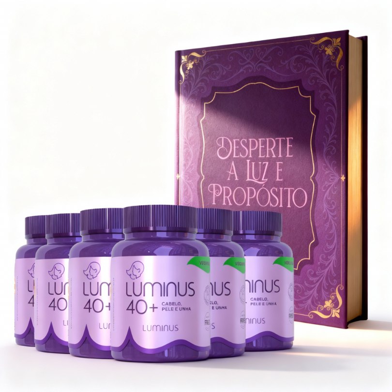Luminus Hair 40+ (6 Potes) + Terapia Capilar + Devocional