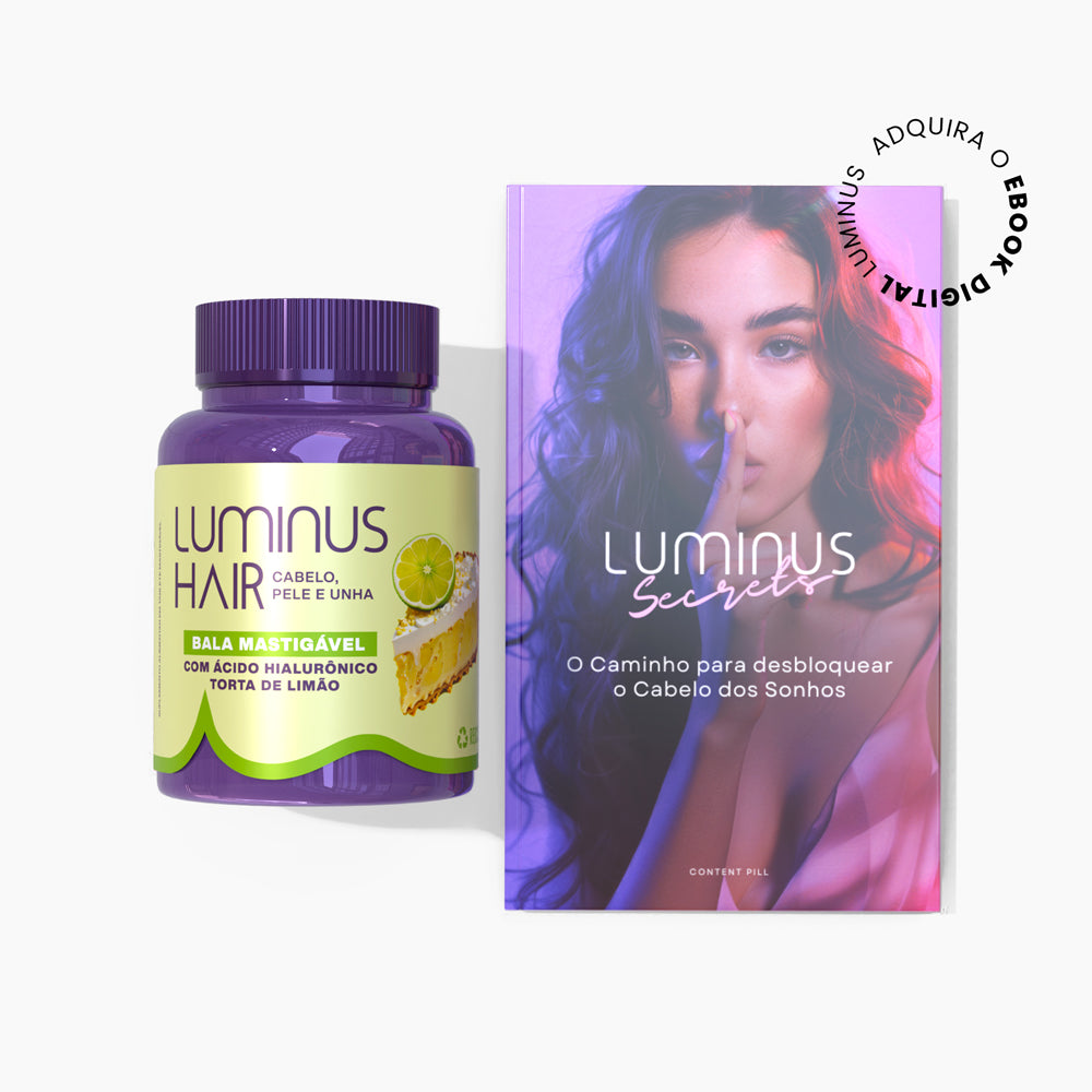 6 Luminus Hair Mastigável + Brinde
